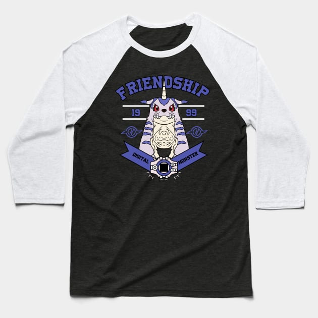 Crest of Friendship - Gabumon Baseball T-Shirt by Extended Heroes